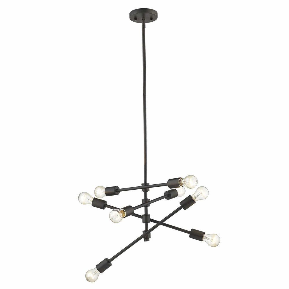Calix 8-Light Oil-Rubbed Bronze Pendant - Homeroots - Flyclothing LLC