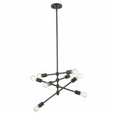 Calix 8-Light Oil-Rubbed Bronze Pendant - Homeroots