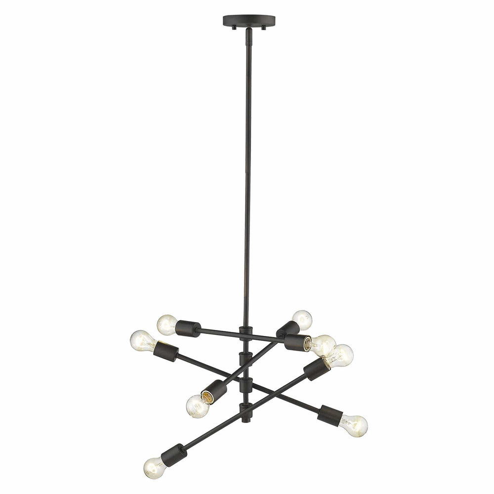 Calix 8-Light Oil-Rubbed Bronze Pendant - Homeroots - Flyclothing LLC