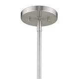 Calix 8-Light Satin Nickel Pendant - Homeroots