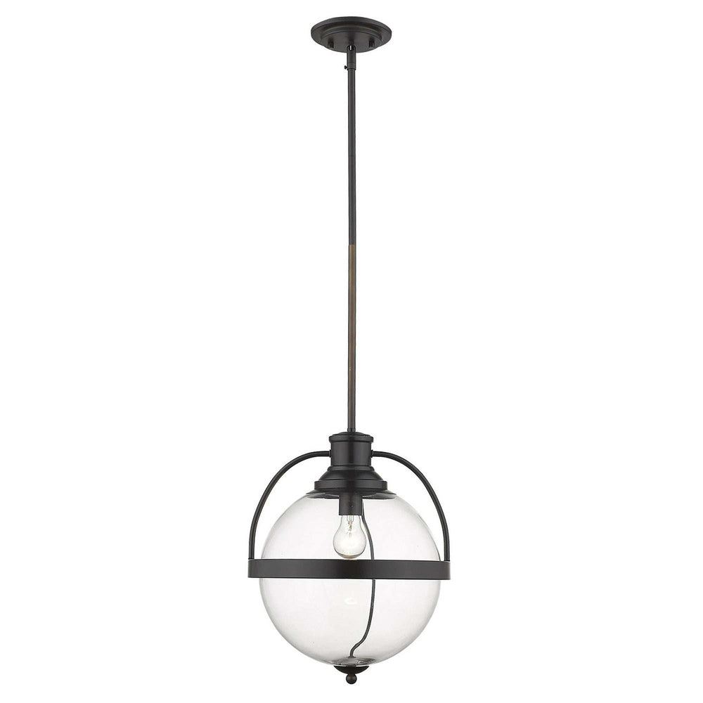 Kassian 1-Light Oil-Rubbed Bronze Pendant - Homeroots - Flyclothing LLC