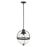 Kassian 1-Light Oil-Rubbed Bronze Pendant - Homeroots