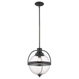 Kassian 1-Light Oil-Rubbed Bronze Pendant - Homeroots - Flyclothing LLC