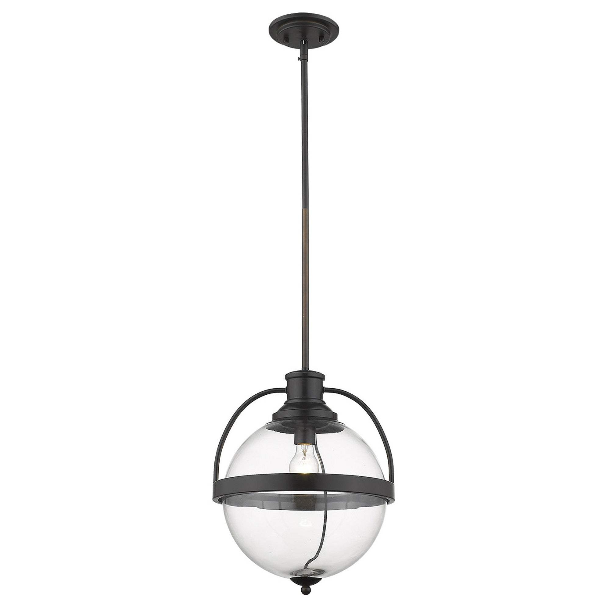 Kassian 1-Light Oil-Rubbed Bronze Pendant - Homeroots - Flyclothing LLC