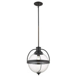 Kassian 1-Light Oil-Rubbed Bronze Pendant - Homeroots - Flyclothing LLC