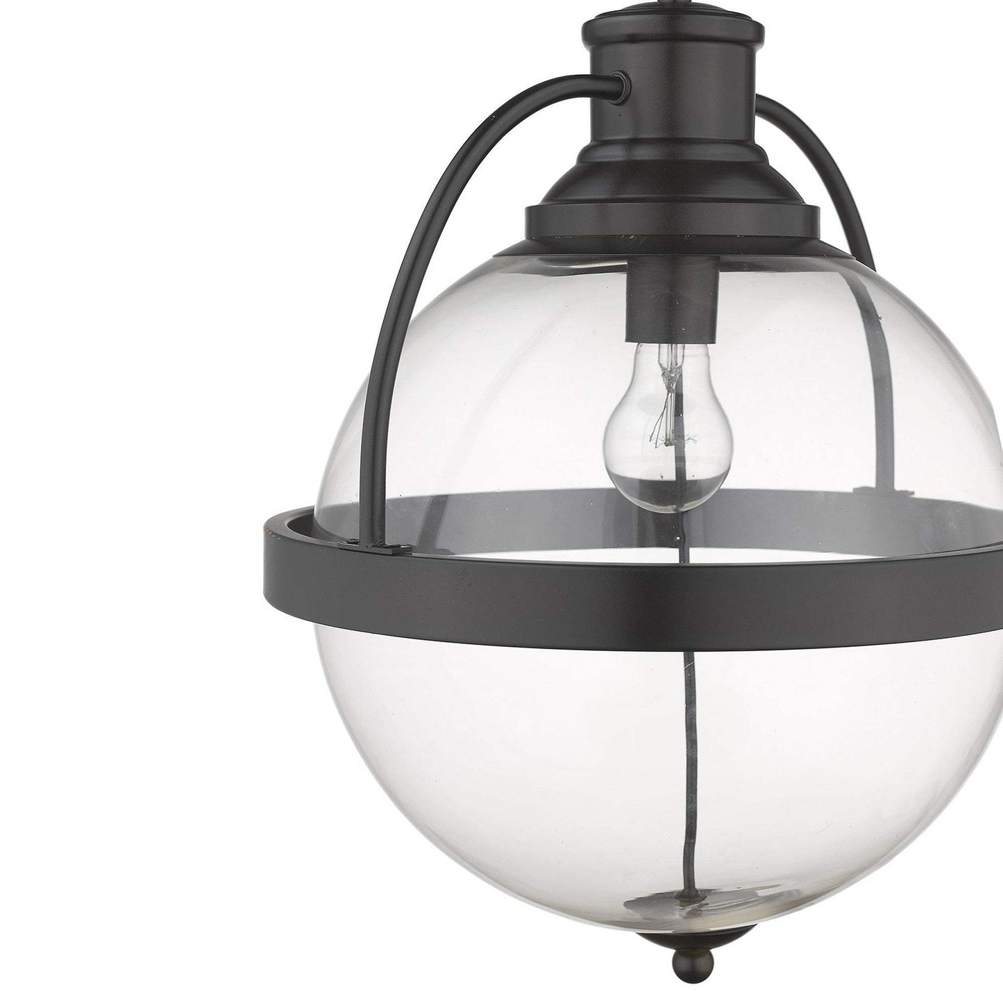 Kassian 1-Light Oil-Rubbed Bronze Pendant - Homeroots - Flyclothing LLC
