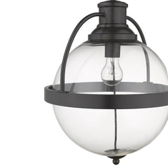 Kassian 1-Light Oil-Rubbed Bronze Pendant - Homeroots