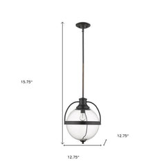 Kassian 1-Light Oil-Rubbed Bronze Pendant