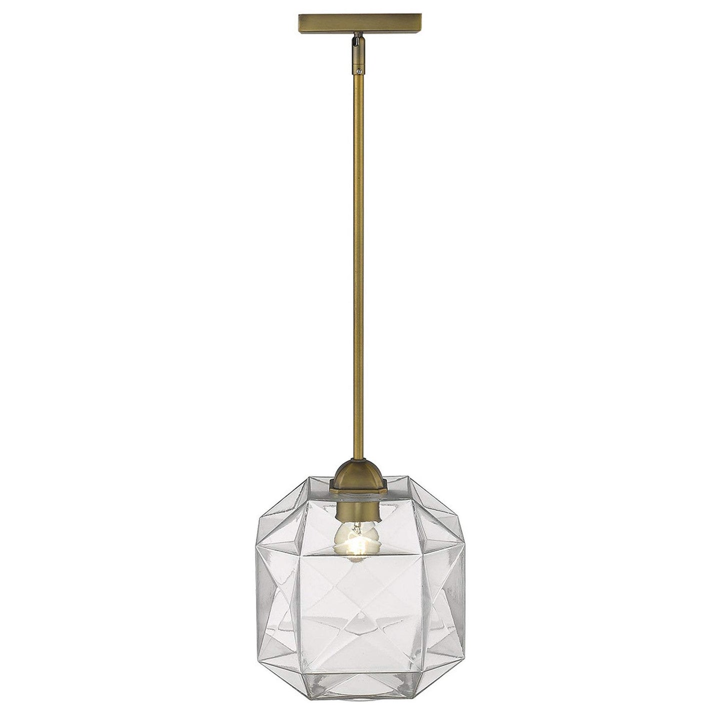 Loft 1-Light Brass Pendant - Homeroots - Flyclothing LLC