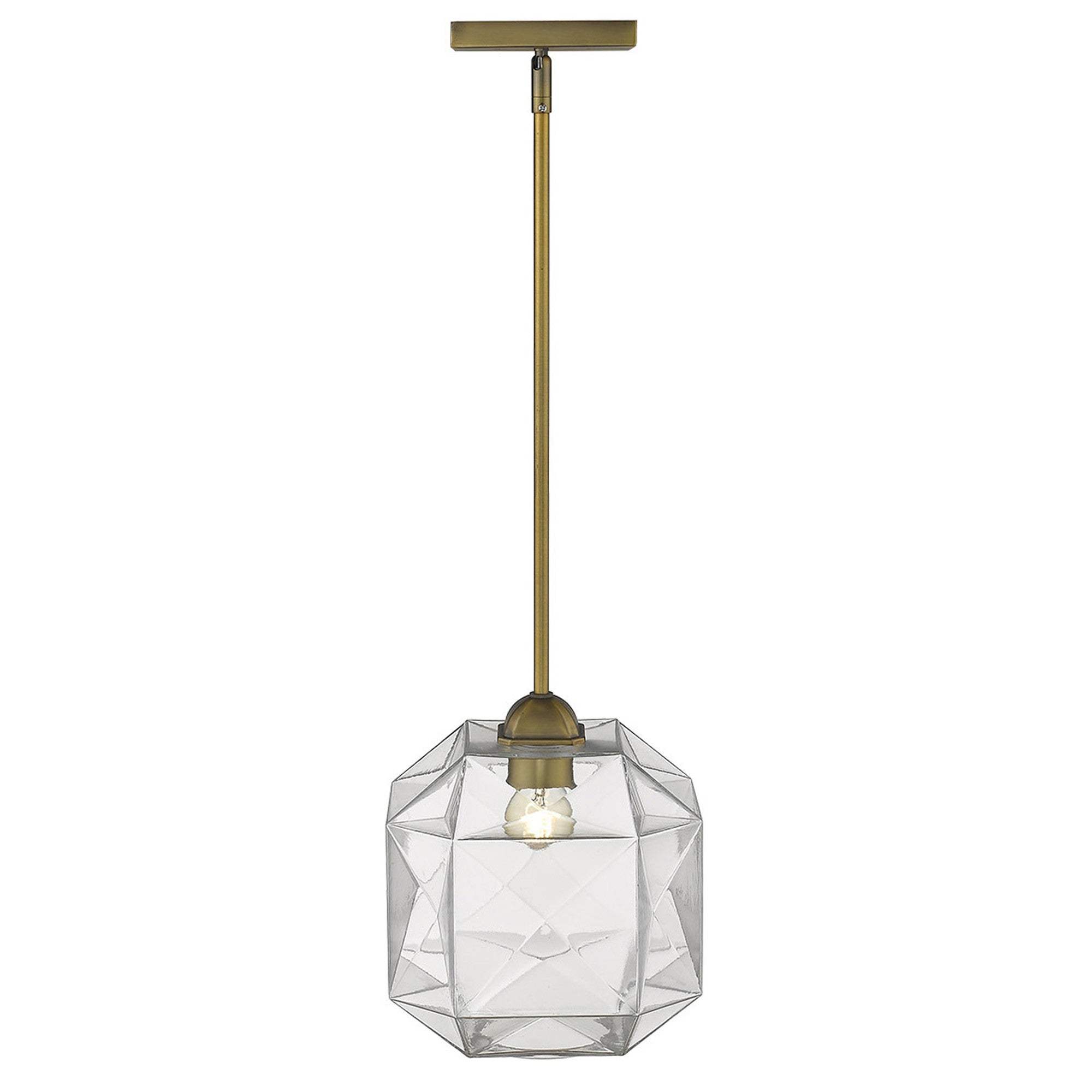 Loft 1-Light Brass Pendant - Homeroots - Flyclothing LLC