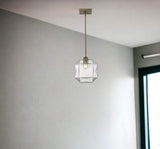 Loft 1-Light Brass Pendant - Homeroots - Flyclothing LLC