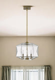 Loft 3-Light Brass Pendant - Homeroots