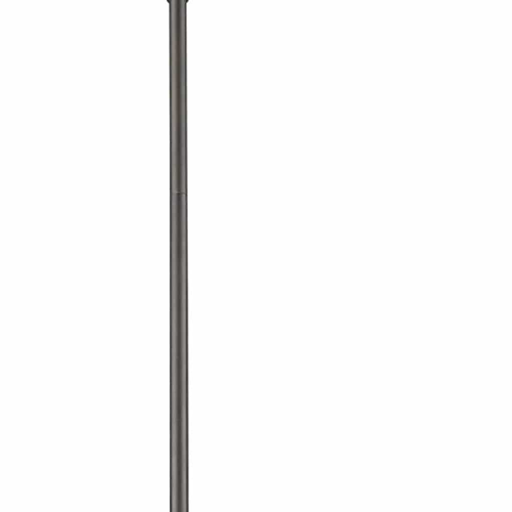 Loft 1-Light Oil-Rubbed Bronze Wire Globe Pendant With Etched Glass Interior Shade - Homeroots