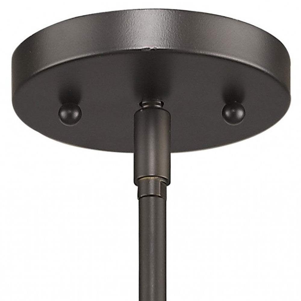 Brushed Bronze Minimalist Cylindrical Hanging Light - Homeroots - Flyclothing LLC