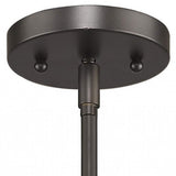 Brushed Bronze Minimalist Cylindrical Hanging Light - Homeroots - Flyclothing LLC