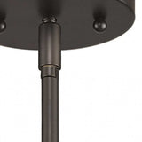 Brushed Bronze Minimalist Cylindrical Hanging Light - Homeroots - Flyclothing LLC