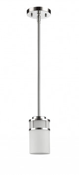Silver Minimalist Cylindrical Hanging Light - Homeroots - Flyclothing LLC