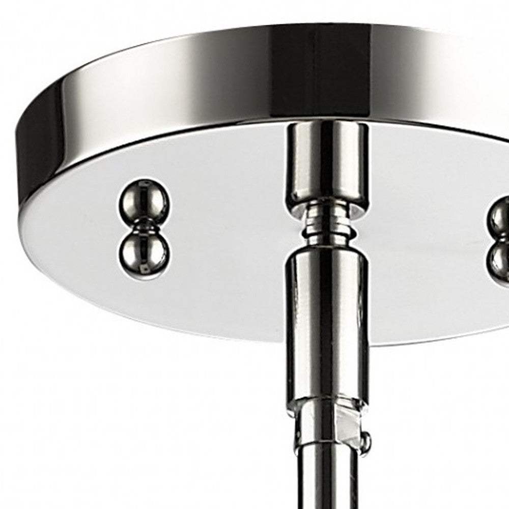 Silver Minimalist Cylindrical Hanging Light - Homeroots - Flyclothing LLC