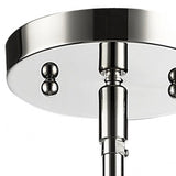 Silver Minimalist Cylindrical Hanging Light - Homeroots