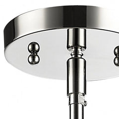 Silver Minimalist Cylindrical Hanging Light - Homeroots