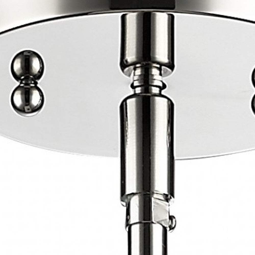 Silver Minimalist Cylindrical Hanging Light - Homeroots - Flyclothing LLC