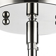 Silver Minimalist Cylindrical Hanging Light - Homeroots
