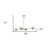 Portsmith 4-Light Polished Nickel Island Pendant - Homeroots - Flyclothing LLC