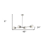 Portsmith 4-Light Polished Nickel Island Pendant - Homeroots - Flyclothing LLC