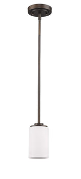 Bronze Frosted Glass Hanging Light - Homeroots - Flyclothing LLC