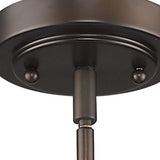Bronze Frosted Glass Hanging Light - Homeroots - Flyclothing LLC