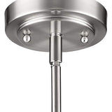 Silver Frosted Glass Hanging Light - Homeroots - Flyclothing LLC
