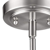 Silver Frosted Glass Hanging Light - Homeroots - Flyclothing LLC