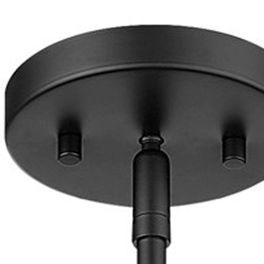 Torrel 1-Light Matte Black Pendant - Homeroots - Flyclothing LLC