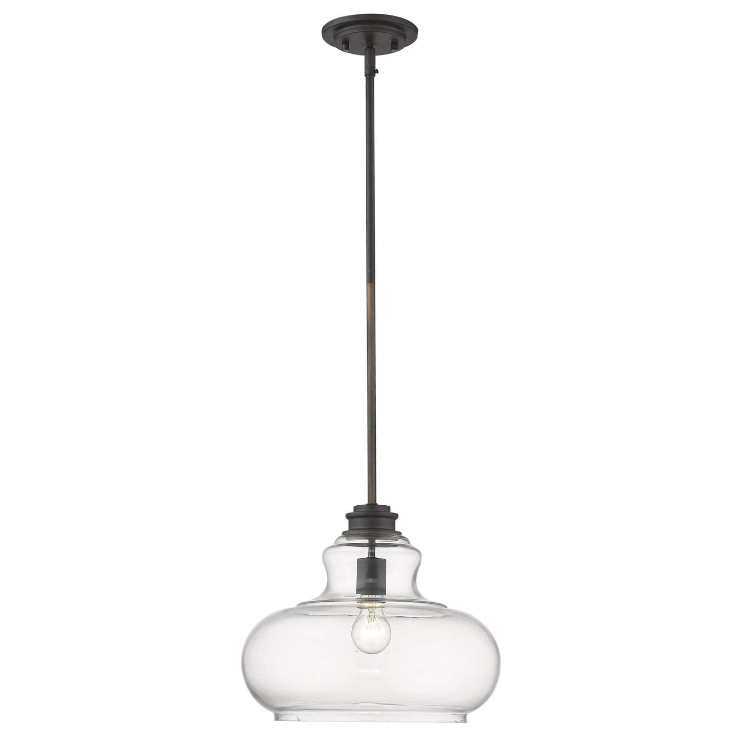 Torrel 1-Light Oil-Rubbed Bronze Pendant - Homeroots - Flyclothing LLC