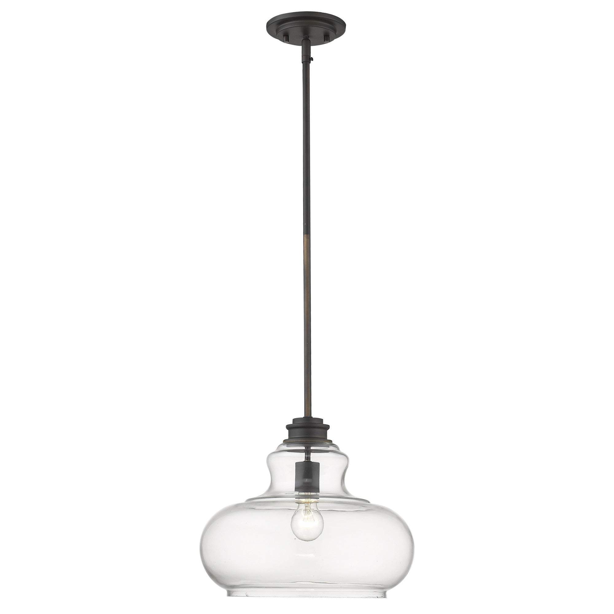 Torrel 1-Light Oil-Rubbed Bronze Pendant - Homeroots - Flyclothing LLC
