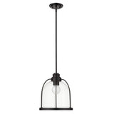 Stanton 1-Light Matte Black Pendant - Homeroots - Flyclothing LLC