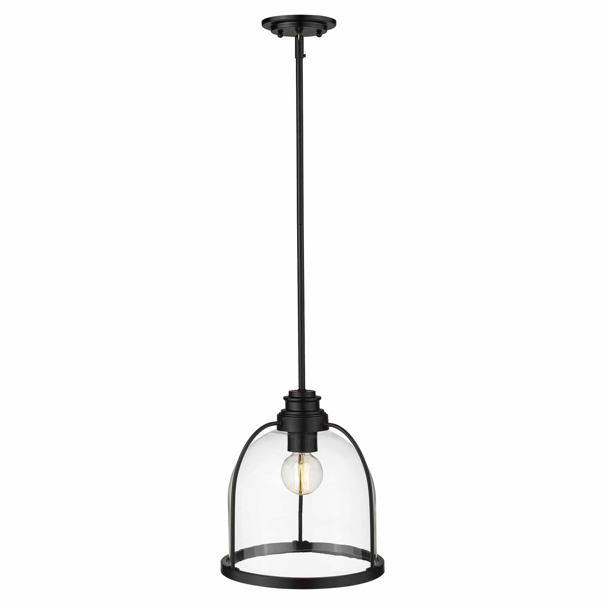 Stanton 1-Light Matte Black Pendant