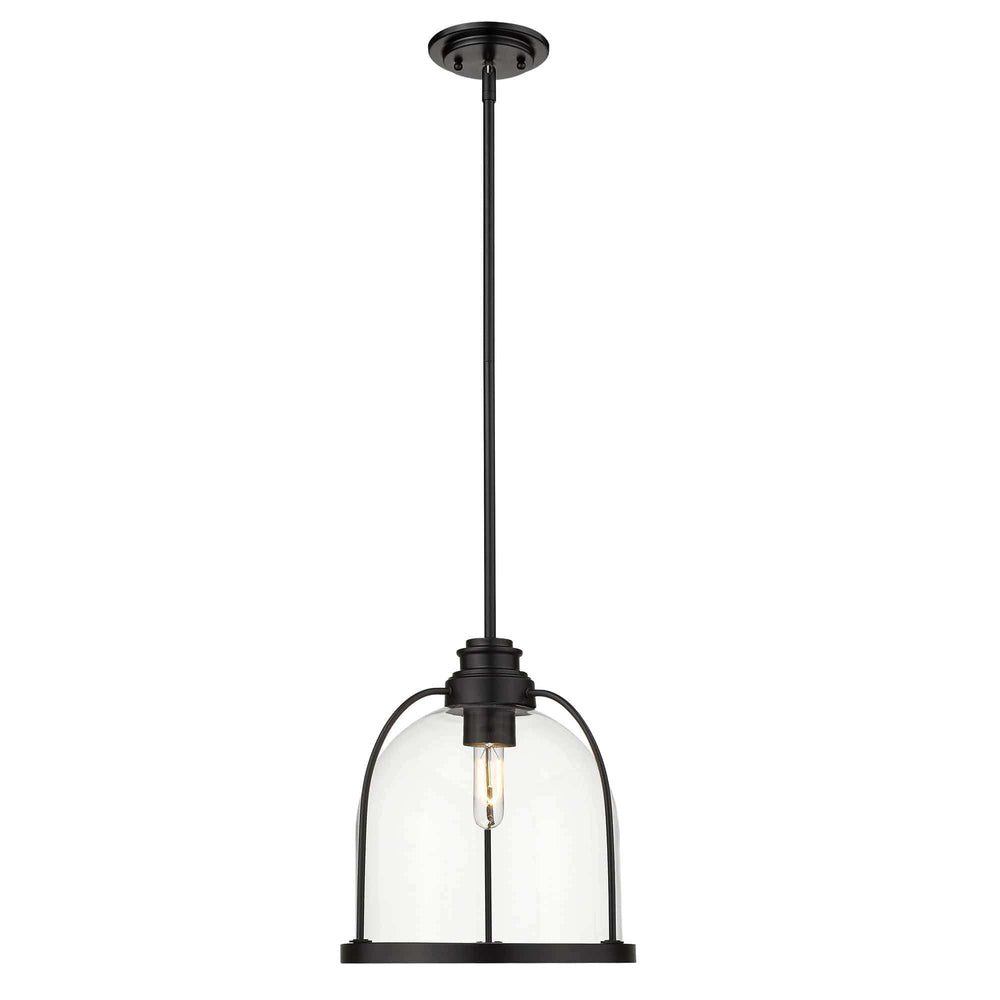 Stanton 1-Light Matte Black Pendant - Homeroots - Flyclothing LLC
