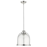 Stanton 1-Light Polished Nickel Pendant - Homeroots