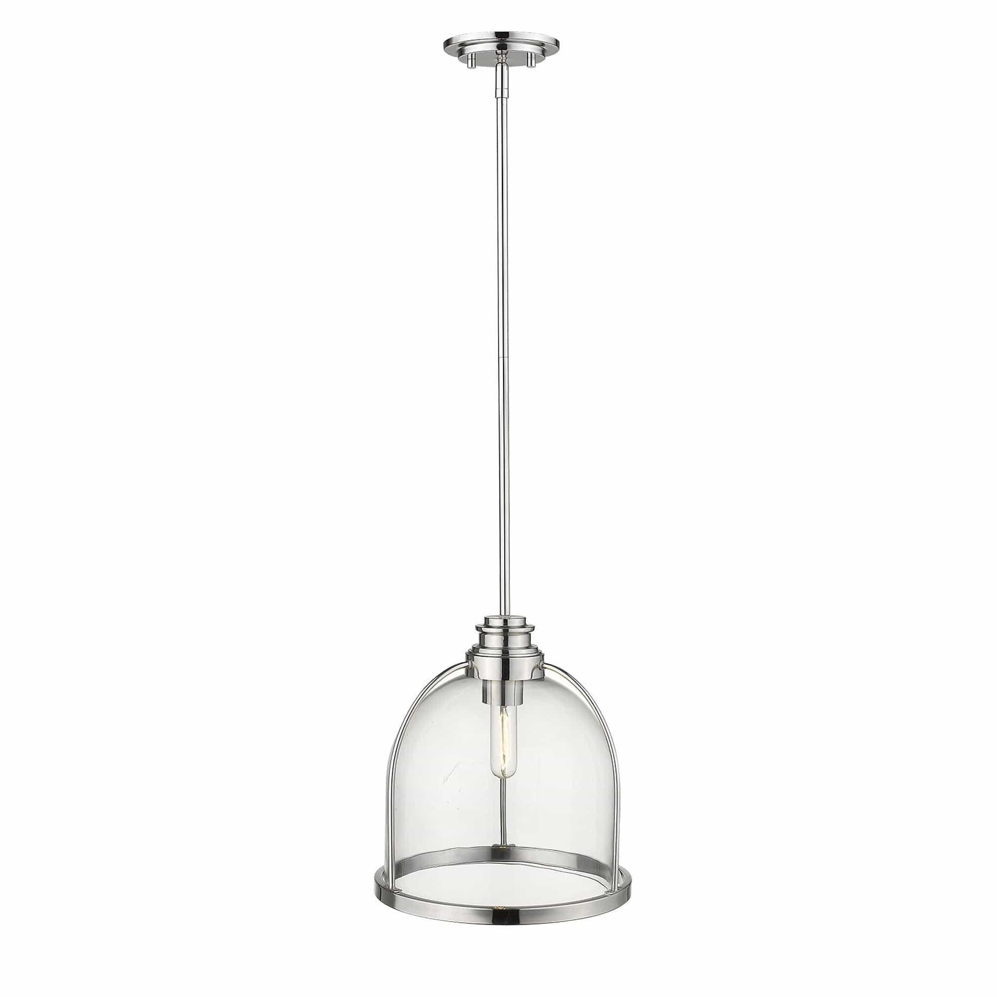 Stanton 1-Light Polished Nickel Pendant