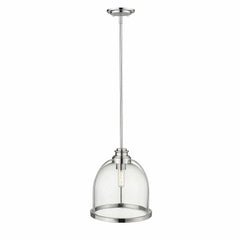 Stanton 1-Light Polished Nickel Pendant