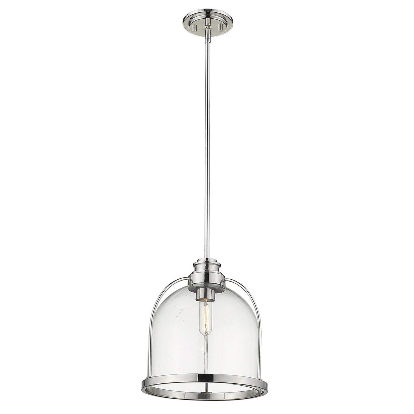 Stanton 1-Light Polished Nickel Pendant - Homeroots - Flyclothing LLC