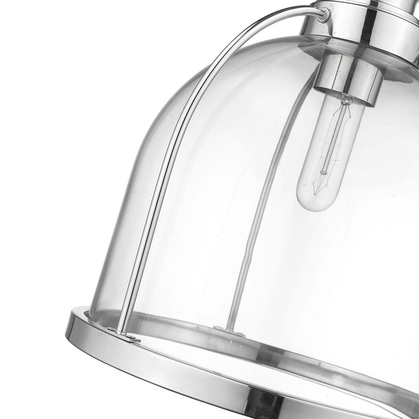 Stanton 1-Light Polished Nickel Pendant - Homeroots - Flyclothing LLC