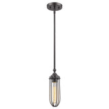 Modern Bronze Mini Pendant Hanging Light - Homeroots