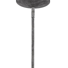 Skylar 1-Light Ash Pendant With Halophane Glass Shade - Homeroots