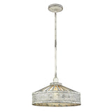 Iris 1-Light Aged Ivory Pendant - Homeroots