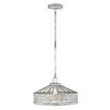 Iris 1-Light Aged Ivory Pendant - Homeroots