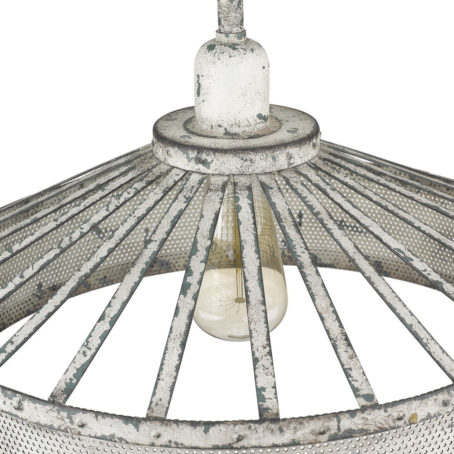 Iris 1-Light Aged Ivory Pendant - Homeroots - Flyclothing LLC
