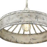 Iris 1-Light Aged Ivory Pendant - Homeroots - Flyclothing LLC
