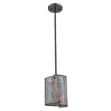 Ryker 1-Light Bronze Patina Pendant - Homeroots
